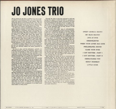 Jo Jones Trio