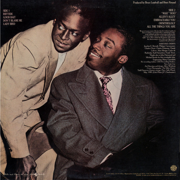 Master Release: In Paris Festival International De Jazz - May, 1949 by Miles Davis-Tadd Dameron Quintet