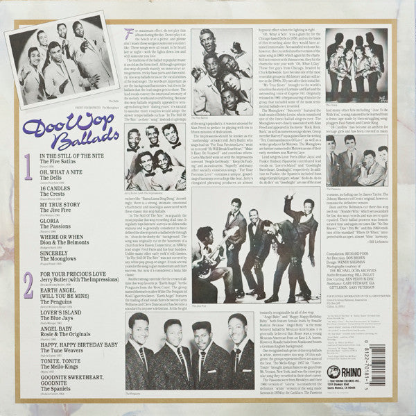 The Best Of The Doo Wop Ballads