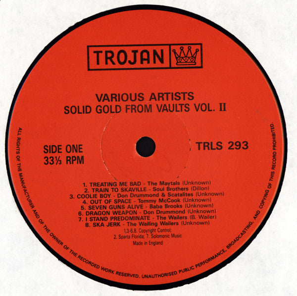 "Solid Gold" From The Vaults - Volume 2