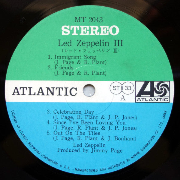 Led Zeppelin III = レッド・ツェッペリン III