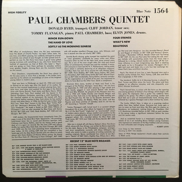 Paul Chambers Quintet