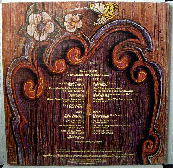 Release: Favorites From Nashville-Vinyl-US-1972-CXS-9019-7845845