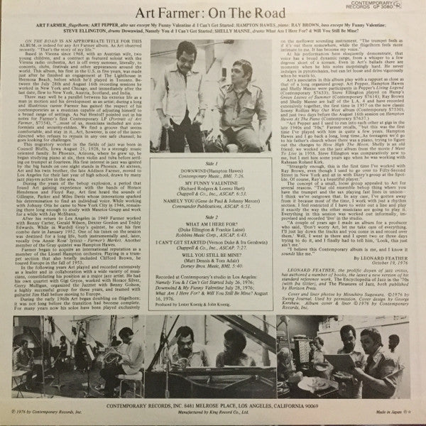 Release: On The Road-Vinyl-Japan-1976-GP 3080-6845875