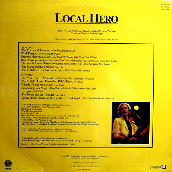 Release: Local Hero-Vinyl-Netherlands-1983-811 038-1-1616259