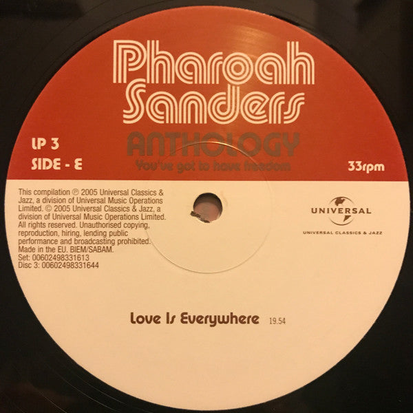 Anthology - You've Got To Have Freedom