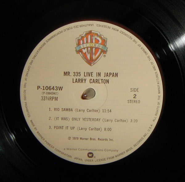 Mr. 335 - Live In Japan = ライヴ・イン・ジャパン