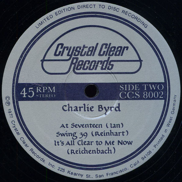 Direct Disc Recording