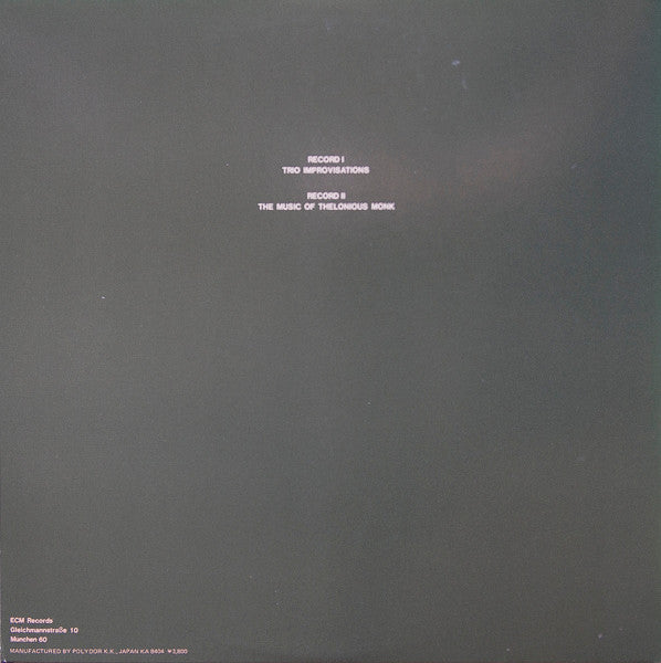 Release: Trio Music-Vinyl-Japan-1984-38MJ 3343/4-8523003
