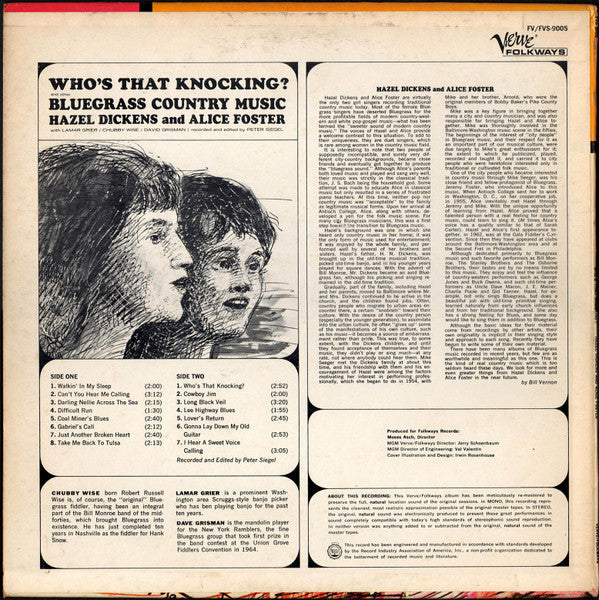Release: Who's That Knocking? And Other Bluegrass Music-Vinyl-US-1965-FV 9005-7486017