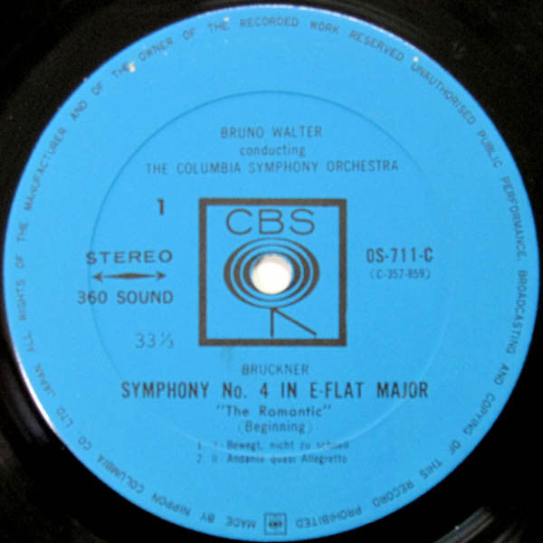 Symphony No. 4 In E-Flat Major "The Romantic"