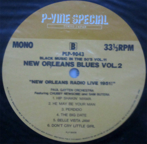 New Orleans Blues Volume II: New Orleans Radio Live 1951!