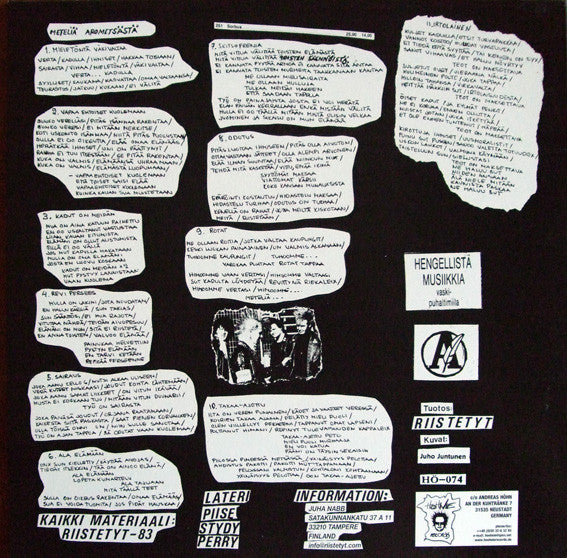 Master Release: Skitsofrenia by Riistetyt