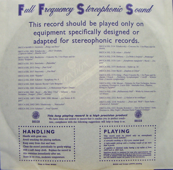 Gigues......... Ibéria .....Rondes Des Printemps (Images Pour Orchestre)