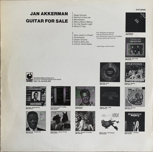 Release: Talent For Sale-Vinyl-Netherlands-None-SPR 80.508-2806284