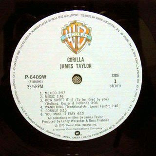 Release: Gorilla-Vinyl-Japan-1980-P-6409W-5842232