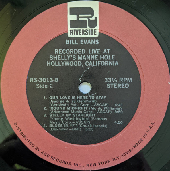 Recorded Live At Shelly's Manne Hole, Hollywood, California