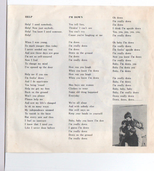 Help! / I'm Down