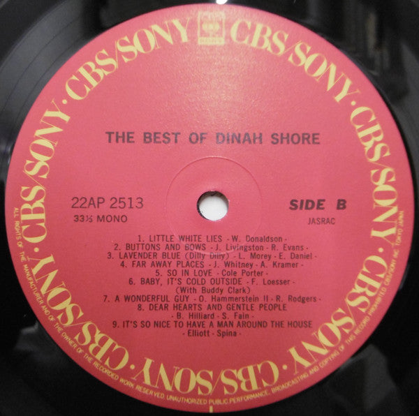 The Best Of Dinah Shore