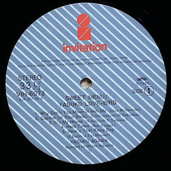 Sweet Menu = スウィート・メニュー