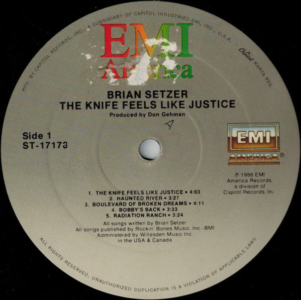 Release: Unknown Release-Vinyl-US-1986-ST-17178-9643831