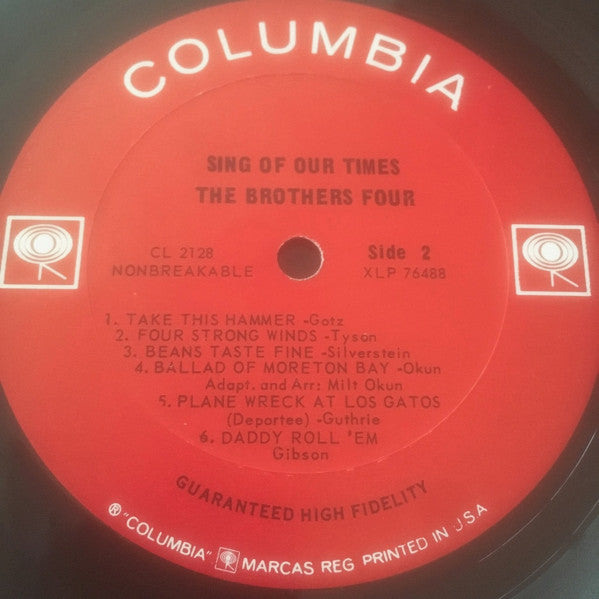 Release: Sing Of Our Times-Vinyl-US-1964-CL 2128-5133807
