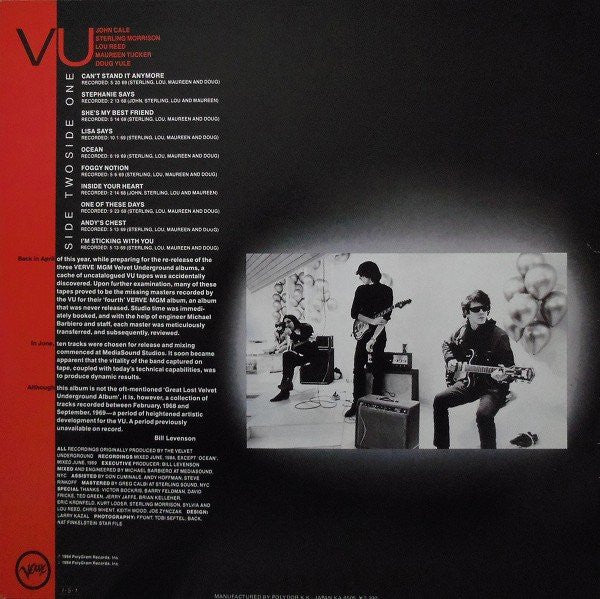 Release: VU-Vinyl-Japan-1985-23MM 0432-5857085