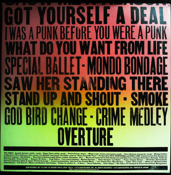 Release: What Do You Want From Live-Vinyl-Japan-1978-AMP-8009-10, SP-6003-6493666