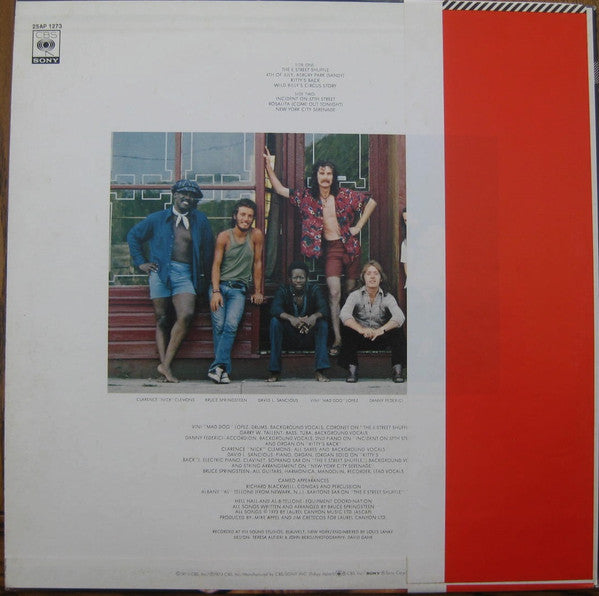 Release: The Wild, The Innocent & The E Street Shuffle-Vinyl-Japan-1978-25AP 1273-6997940