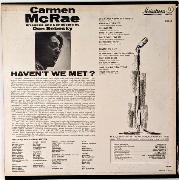 Haven't We Met?