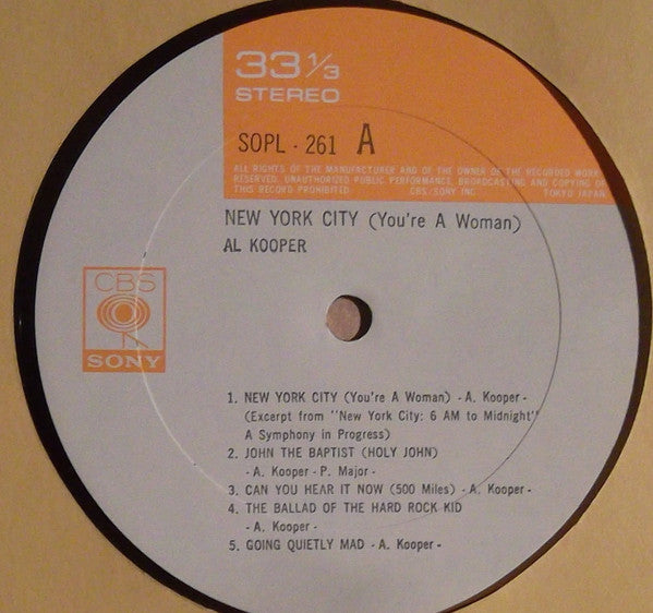 New York City (You're A Woman)