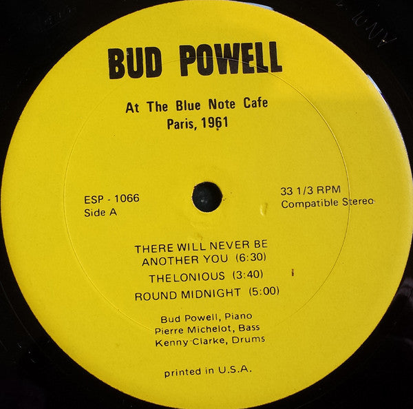 Release: Blue Note Café Paris, 1961-Vinyl-US-1968-ESP 1066-2774813