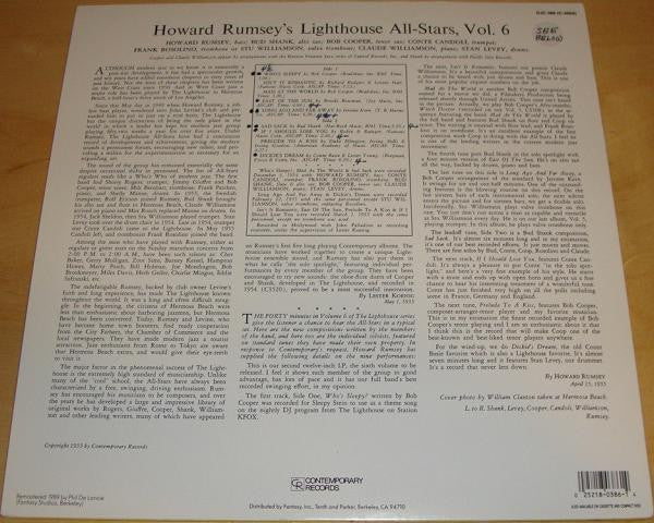 Release: Vol. 6-Vinyl-US-1989-OJC-386, C-3504-4563126