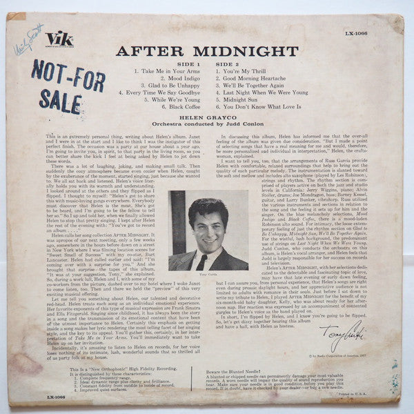 Release: Unknown Release-Vinyl-US-1957-LX-1066-2655788