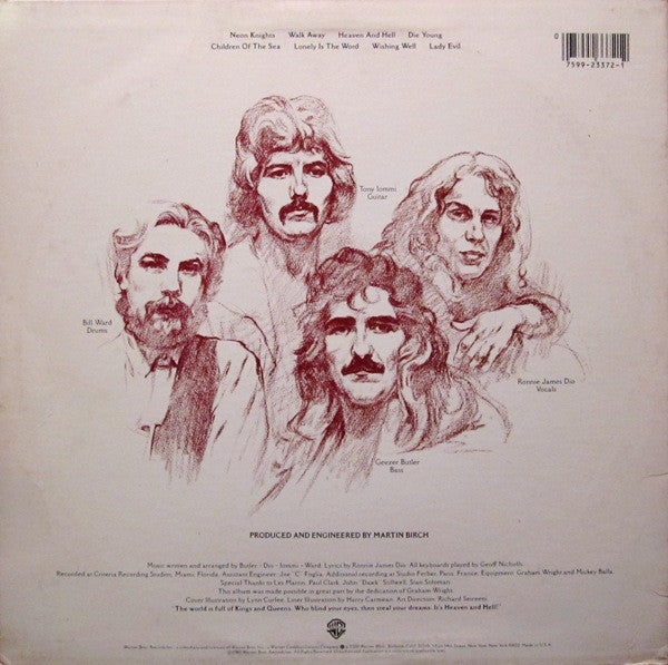 Release: Heaven And Hell-Vinyl-US-1980-BSK 3372-1292648