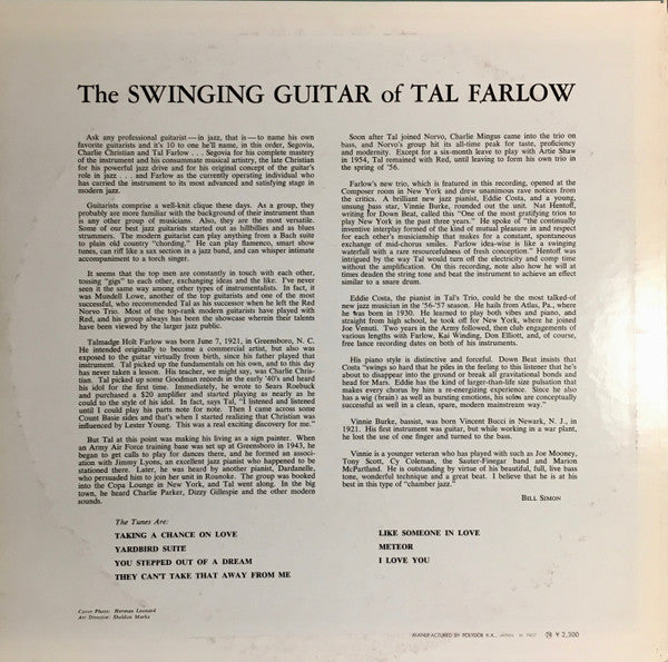 The Swinging Guitar Of Tal Farlow