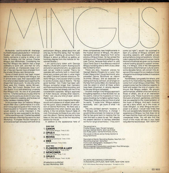 Master Release: Mingus Moves by Charles Mingus