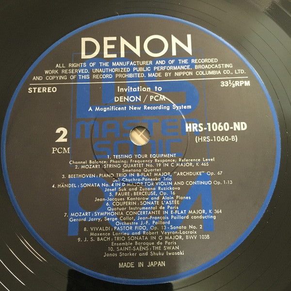 Invitation To Denon / PCM (A Magnificient New Recording System)