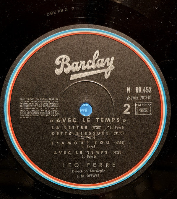 Avec Le Temps