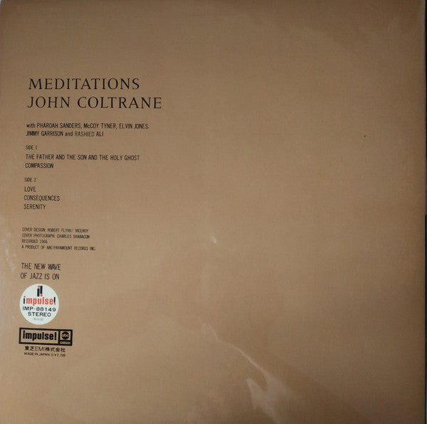 Release: Meditations-Vinyl-Japan-1974-IMP-88149, IMP-88149-7615180