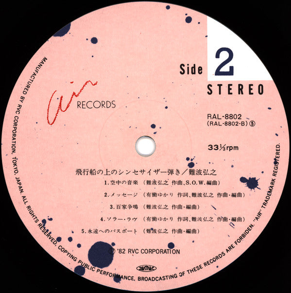 飛行船の上のシンセサイザー弾き