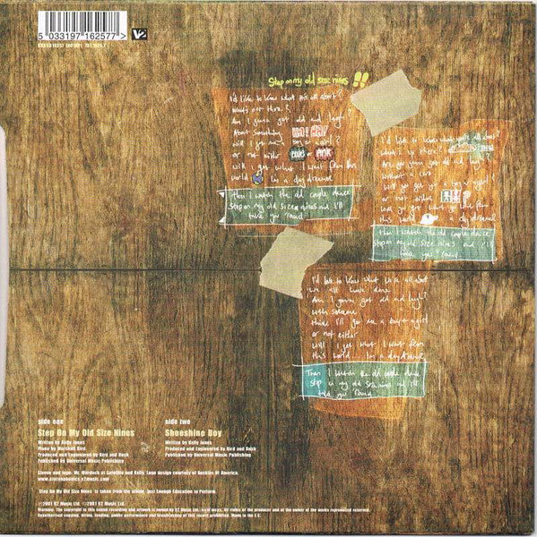 Release: Step On My Old Size Nines-Vinyl-UK-2001-VVR 5016257-2380365