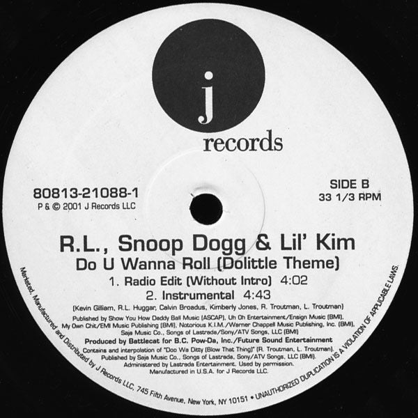 Release: Do U Wanna Roll (Dolittle Theme)-Vinyl-US-2001-80813-21088-1009738
