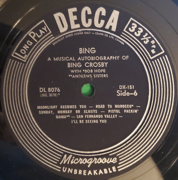 Bing: A Musical Autobiography