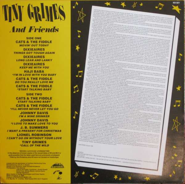 Master Release: Tiny Grimes And Friends by Tiny Grimes