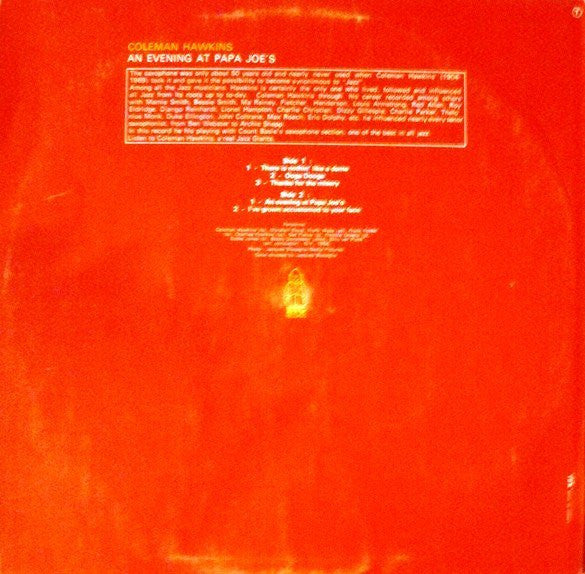 Master Release: The Saxophone Section With Coleman Hawkins by Coleman Hawkins