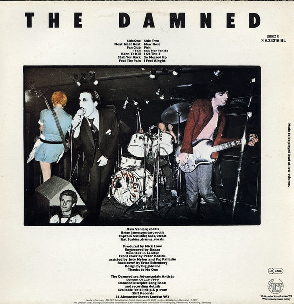 Master Release: Damned Damned Damned by The Damned