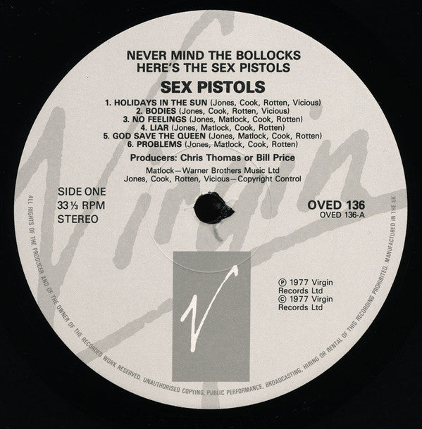 Never Mind The Bollocks Here's The Sex Pistols