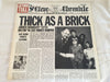 Jethro Tull - Thick As A Brick (Vinyl, LP, Album, Promo, Reissue) Very Good Plus (VG+) / Very Good (VG)