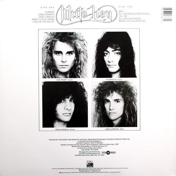 Release: Pride-Vinyl-US-1987-7 81768-1, 81768-1-9361880